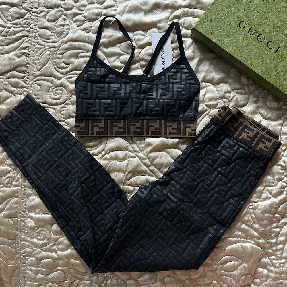 Fendi Small Leggings/Pants FF Print